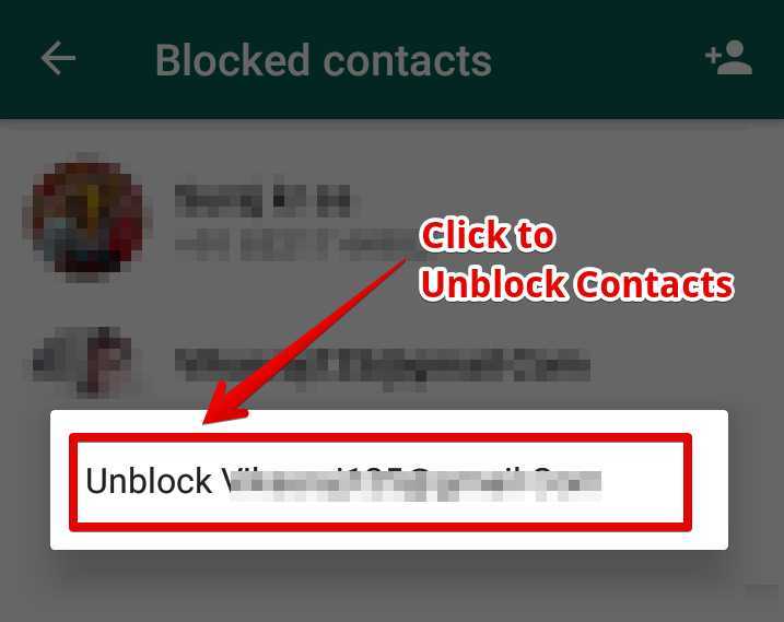  Unblock वाले आप्शन पर Click करके उन्हें Unblock कर देना है