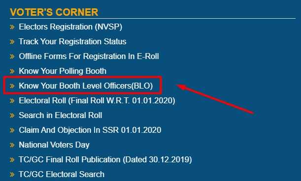 Know Your Booth Level Officers(BLO) Bihar