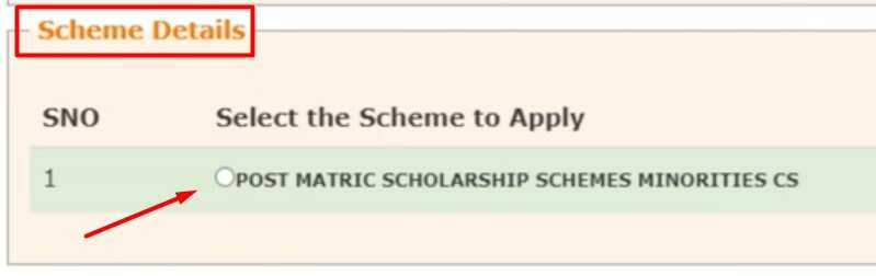 Scheme Details for Scholarship form Apply on NSP