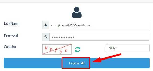Login with User Name & Password on NVSP Portal