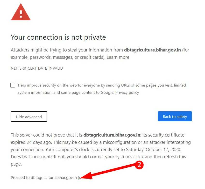 Your Connection Is Not Private Website Not Opening Problem Solved 