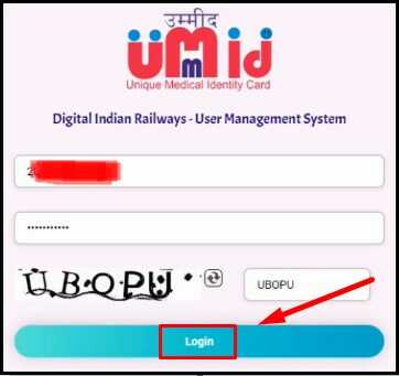 Login on UMID Portal for Umid Medical Card Download