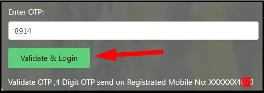 Verifye OTP For Bihar Kisan Registration number Search Online