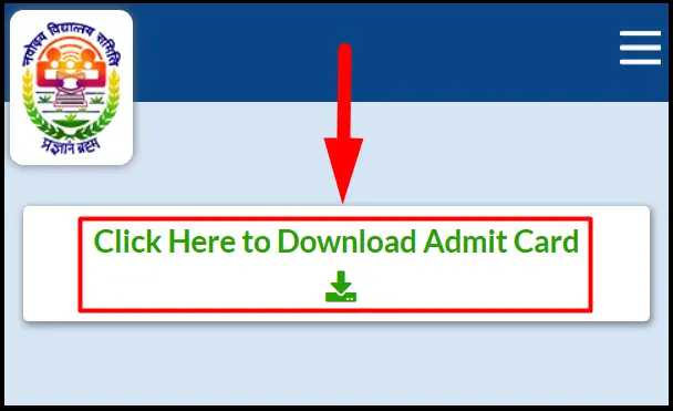 Click on Download button and Download Navodaya Class 6th Admit Card Online
